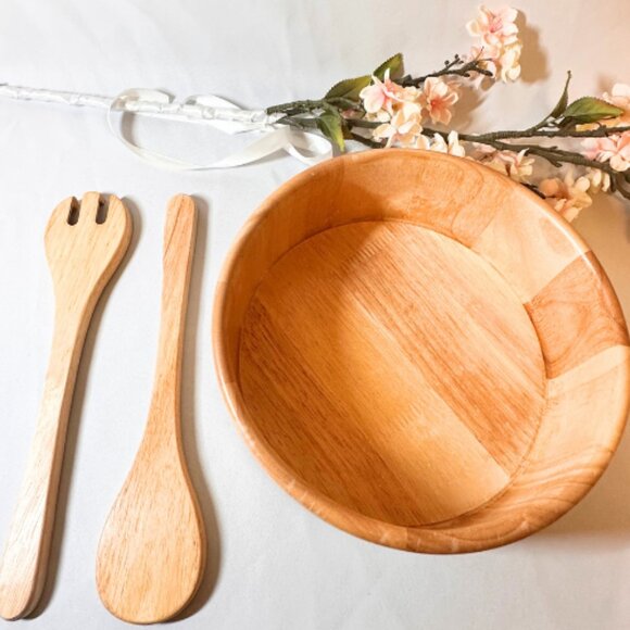 Beechwood 7 Piece Salad Serving Set - Picture 3 of 6